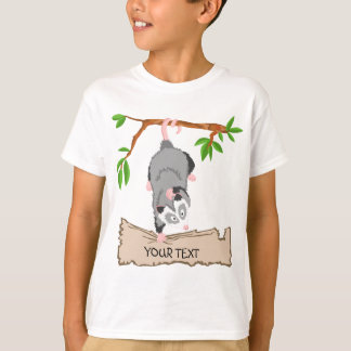 Opossum with sign T-Shirt
