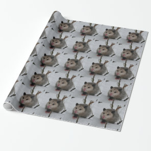 Opossum Wrapping Paper