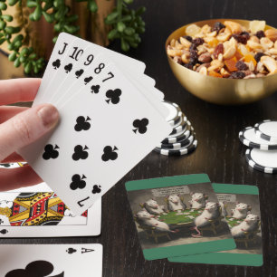 Opossums Playing Poker Cards