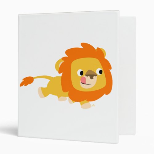 Opportunistic Cartoon Lion Binder