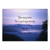 Opportunities and bad situation (Front Horizontal)