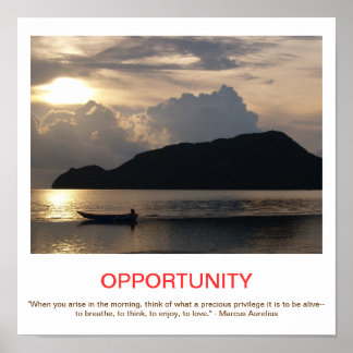 OPPORTUNITY demotivational poster