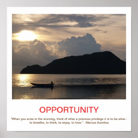 Opportunity Demotivational Poster