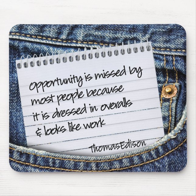 Opportunity Inspirational Mousepad (Front)