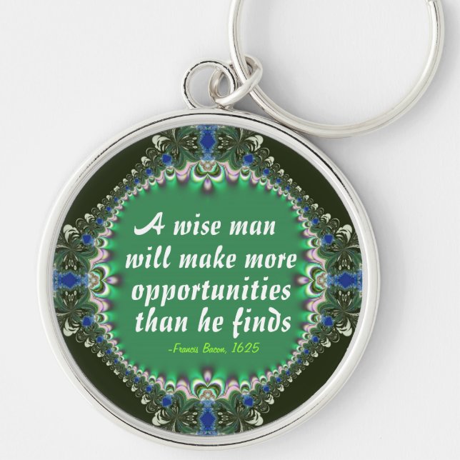Opportunity : Inspirational Quote Keychain (Front)