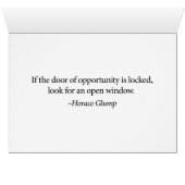 Opportunity Locks Cards (Inside Horizontal (Bottom))