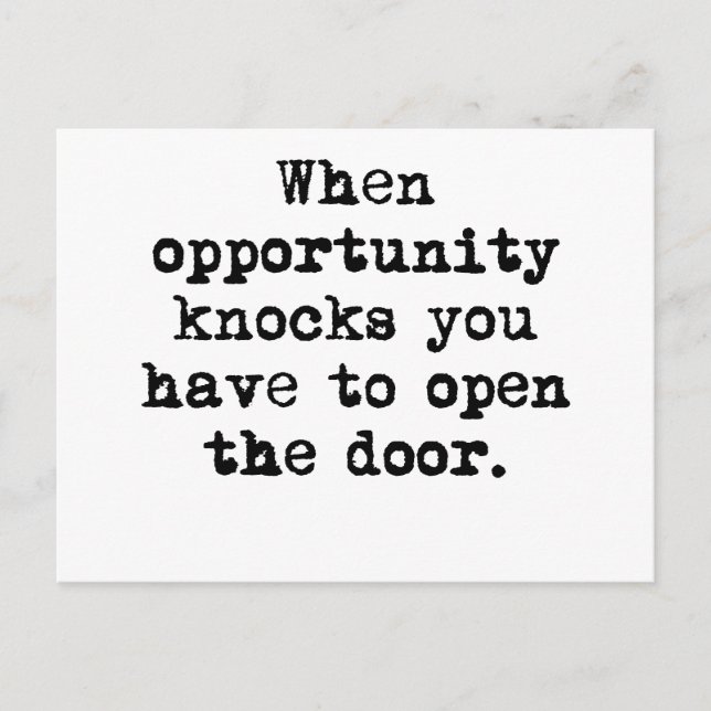 Opportunity Postcard (Front)