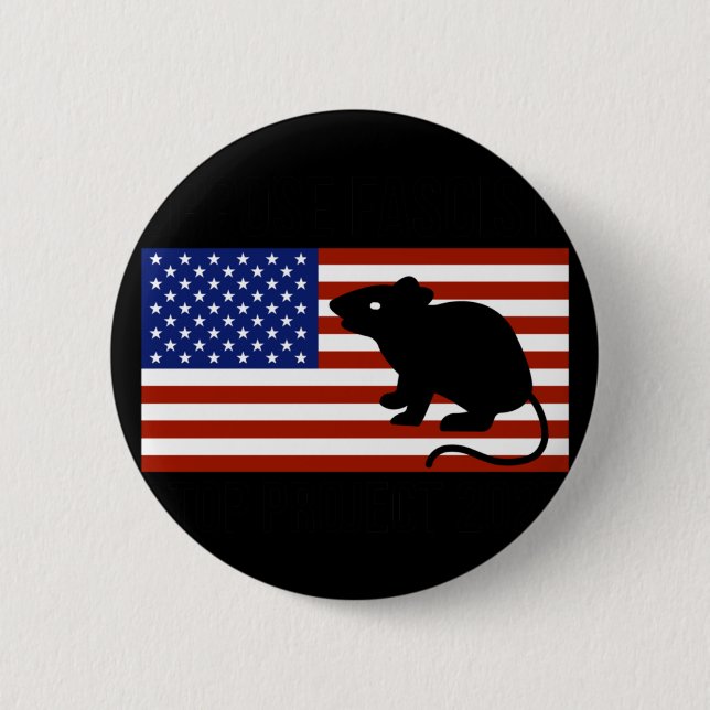 Oppose Fascism  Button (Front)