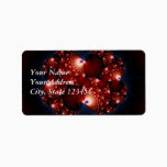 Opposites Attract - Fractal Art Label