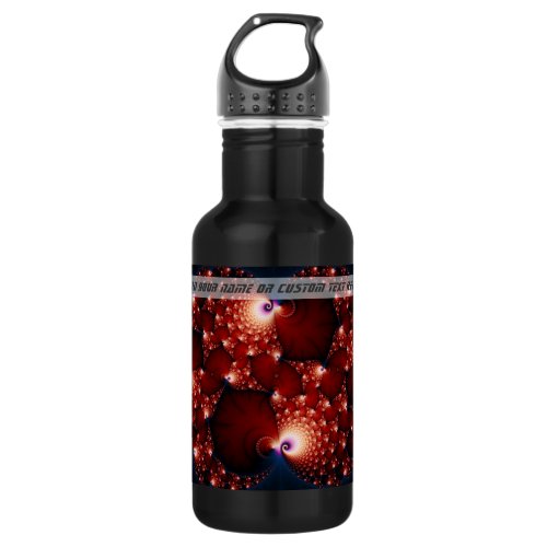 Opposites Attract _ Fractal Art Water Bottle