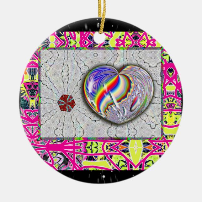 Opposites Attract Romance Ornament (Front)