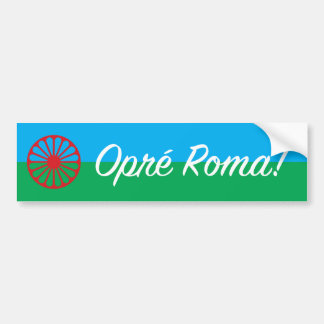 Opre Roma bumper sticker