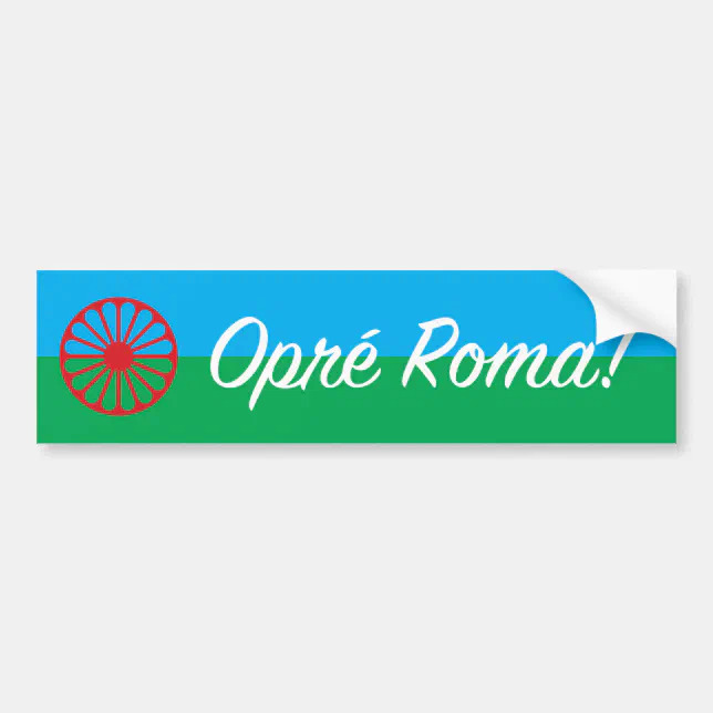 Opre Roma Sticker Opre Roma bumper sticker | Zazzle