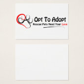 Opt To Adopt (Front & Back)