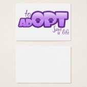 Opt To Adopt (Front & Back)