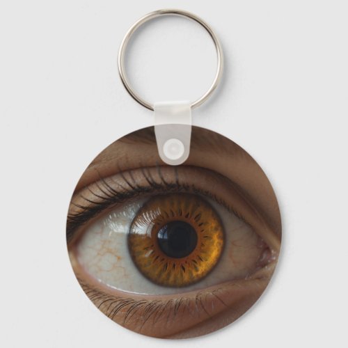 Opthalmologist Eye Doctor Weird Fun Hazel Eye Keychain