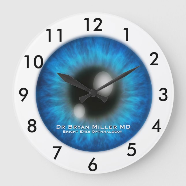 Opthamologist Custom Clock (Front)