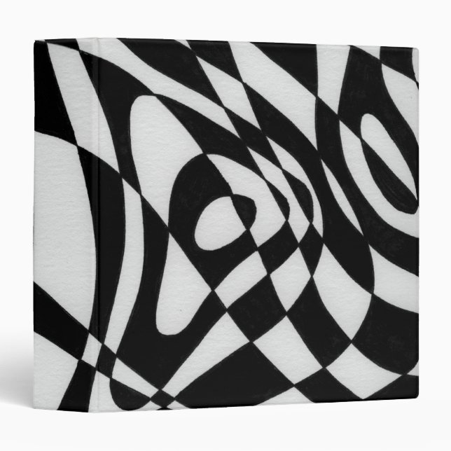 Optic #1 by Michael Moffa 3 Ring Binder (Front/Spine)