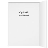 Optic #1 by Michael Moffa c1991 Cards (Inside (Left))
