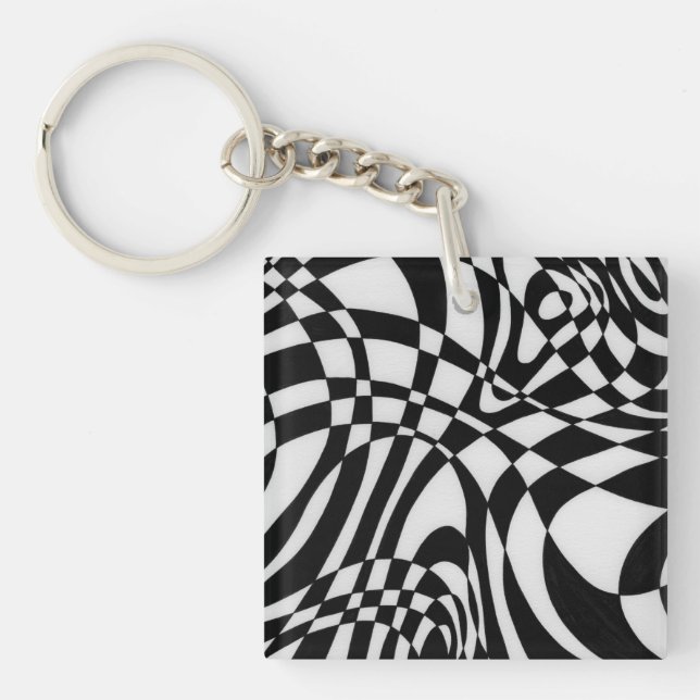 Optic #1 by Michael Moffa c1991 Keychain (Front)