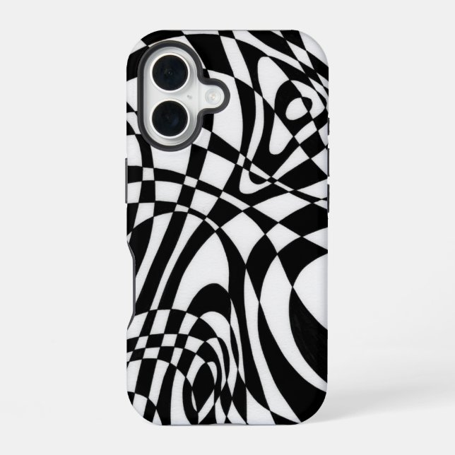 Optic #1 by Michael Moffa Iphone Case (Back)