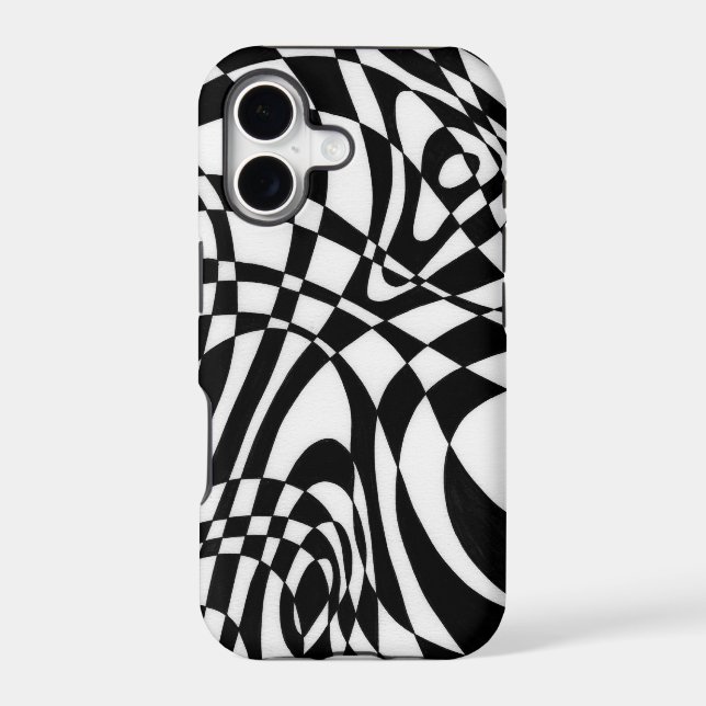 Optic #1 by Michael Moffa Iphone Case (Back)