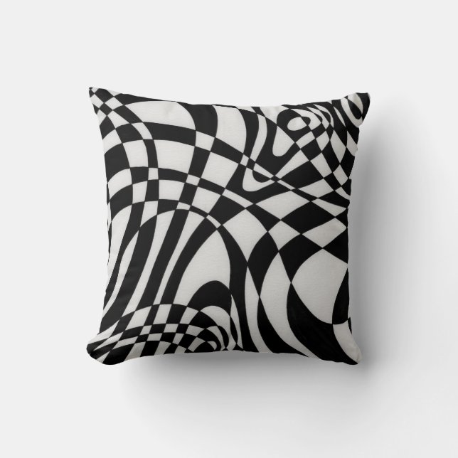 Optic #1 by Michael Moffa Throw Pillow (Front)