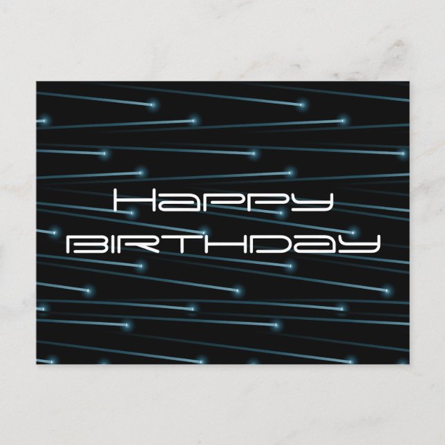 Optic fiber cables postcard (Front)