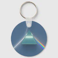 Prism Brass Keychain