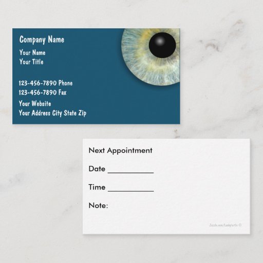 Customizable Optical Business Cards