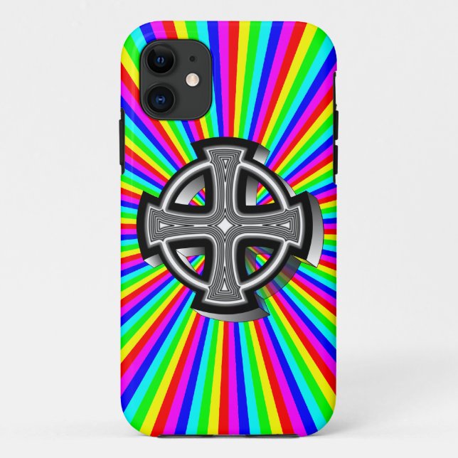 Optical Celtic Cross iPhone 5 Case (Back)