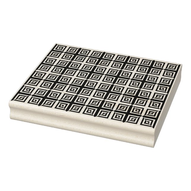 optical diamonds art stamp