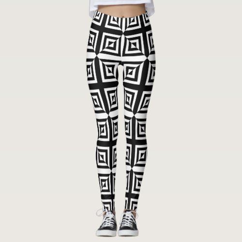 optical diamonds leggings