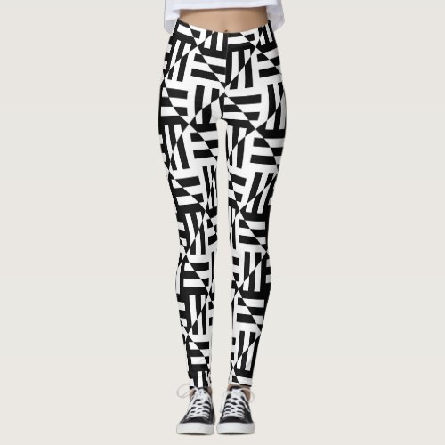 optical diamonds leggings