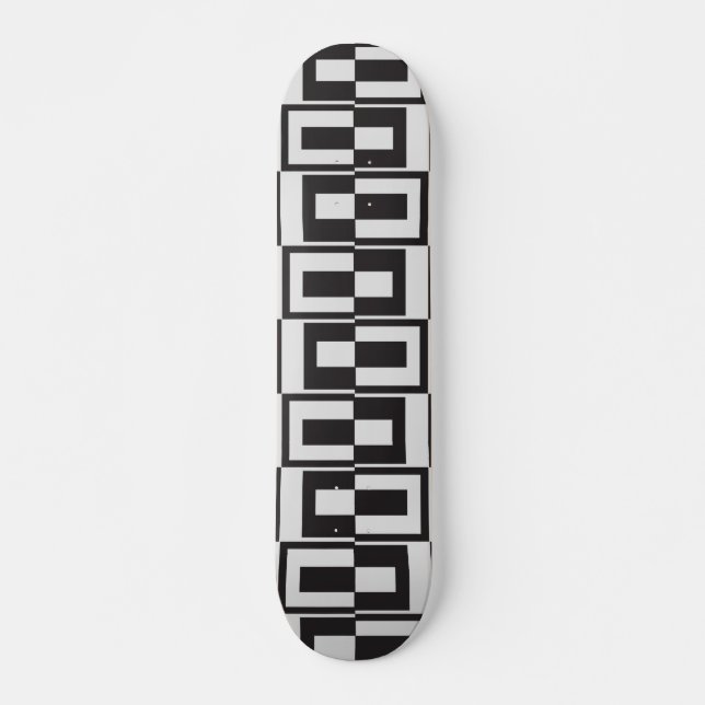 Optical Grid Illusion Skateboard (Front)