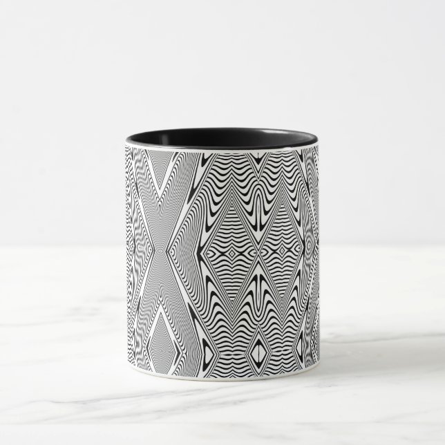 Optical Illusion 11 Abstract Design Mug (Center)
