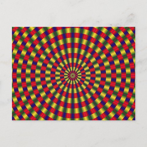 Optical Illusion 1 Postcard