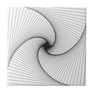 Optical Illusion Decorative Ceramic Tiles | Zazzle