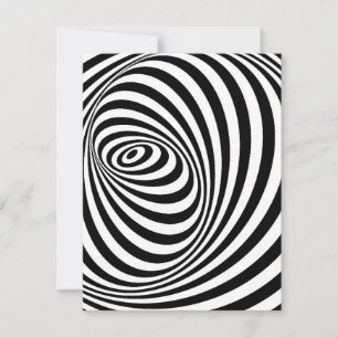 Optical illusion 6 note card