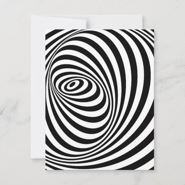 Optical illusion 6 note card (Front)