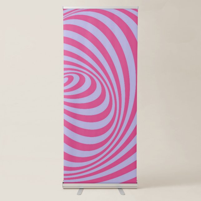 Optical illusion 9 retractable banner (Front)