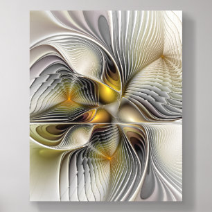 Optical Illusion Abstract 3D Fractal With Depth Acrylic Photo Tile