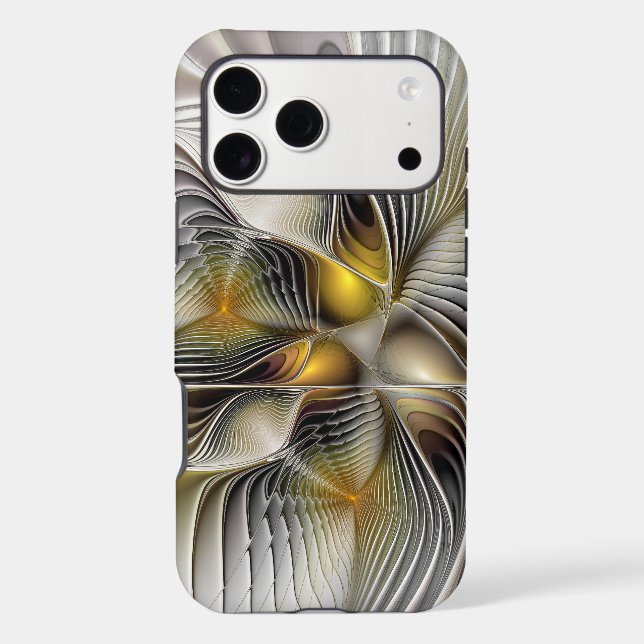 Optical Illusion Abstract 3D Fractal With Depth Case-Mate iPhone Case (Back)