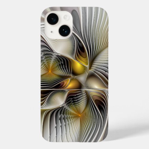Optical Illusion Abstract 3D Fractal With Depth Case_Mate iPhone 14 Case