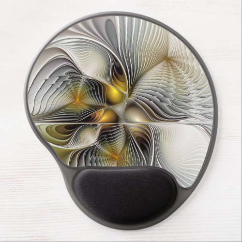 Optical Illusion Abstract 3D Fractal With Depth Gel Mouse Pad