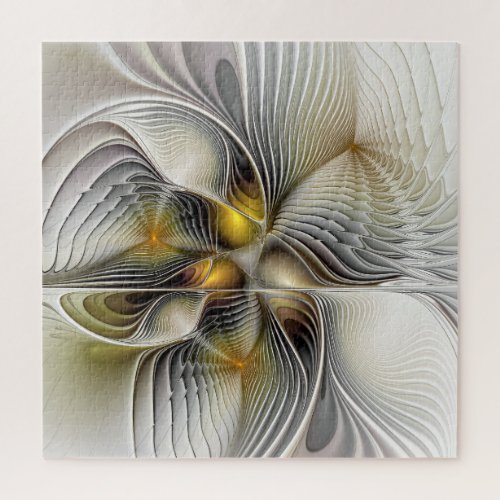 Optical Illusion Abstract 3D Fractal With Depth Jigsaw Puzzle