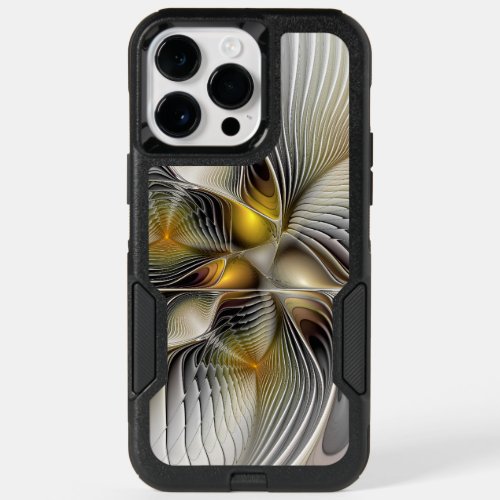 Optical Illusion Abstract 3D Fractal With Depth OtterBox iPhone 14 Pro Max Case