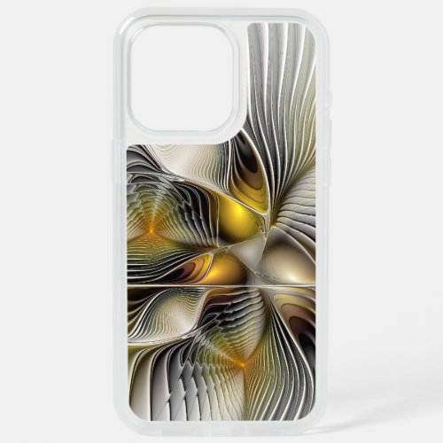 Optical Illusion Abstract 3D Fractal With Depth iPhone 15 Pro Max Case