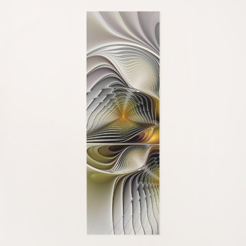 Optical Illusion Abstract 3D Fractal With Depth Yoga Mat