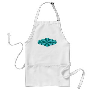 Optical Illusion Aqua Apron